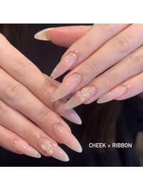 cheek × ribbon