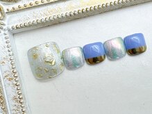 ネイル アンド アイラッシュ虹/フットネイル