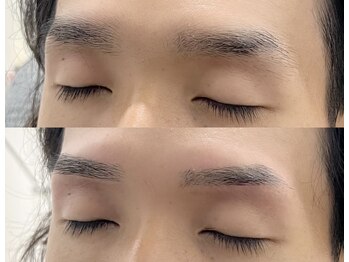 ルリアン 稲荷口/メンズ眉WAXでキリッと好印象に