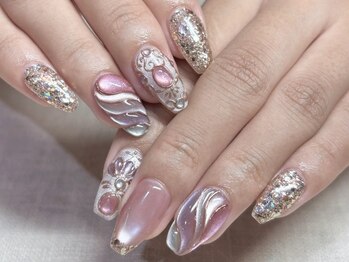 アイネイルズ 横浜EAST店(I-nails)/手描きぷっくりネイル