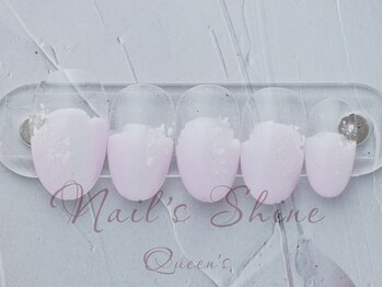 ネイルズシャインクイーンズ(nail's Shine Queen's)/クリアグラデーションアート