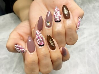 エーネイルルーム(A.Nail.room)/ツイードネイル