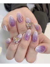 ネイルサロン エフ(ef)/ふんわりパープル