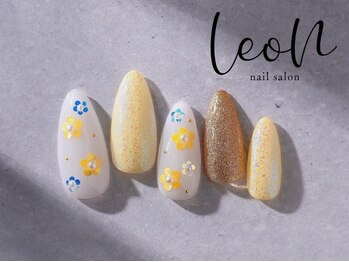 レオン 枚方(LeoN)/5月No.11:月替わり定額ネイル♪