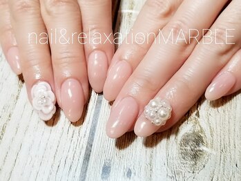 ネイルアンドリラクゼーション マーブル(MARBLE)/ワンカラー￥４５５０