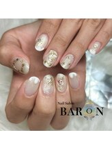 バロン 本厚木店(BARON)/ホワイトクリスマスネイル