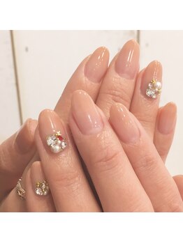 アイラッシュアンドネイル専門店 クラル(CURAR)/ストーンネイル¥7980