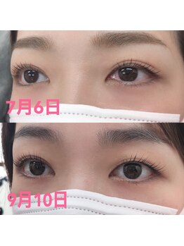 スリー(THREE)/ラッシュアディクト美容液使用例