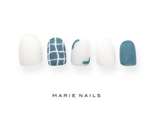 マリー ネイルズ いわきラトブ店(MARIE NAILS)/定額5,500円税込 ブルー1028a