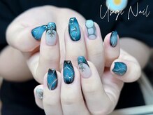 ウサギネイル 新大久保店(usagi nail)/マグネットフレンチ秋可愛い