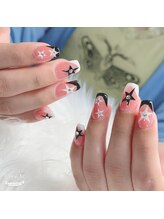 ヘブン ネイル 鶯谷(HEAVEN Nail)/スター×フレンチネイル