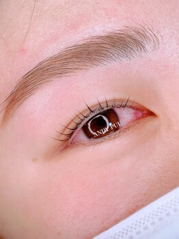 アンディープウ(ANDY PUU)/マスカラパーマ+眉Wax