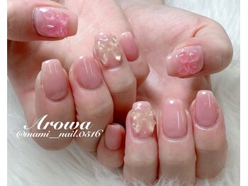 アロワ(Arowa)/ちゅるんリボンネイル