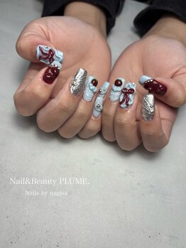 プリュム(PLUME.)/バレンタインネイル