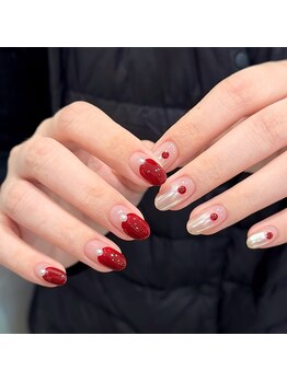 逆フレンチデザイン