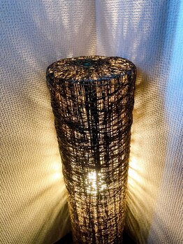 リラクゼーション キュア(CURE)/店内の照明も良い感じ