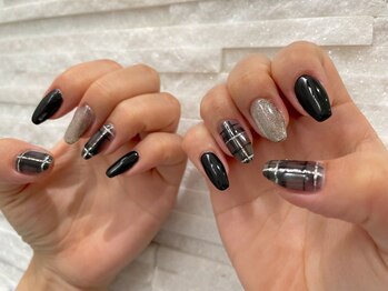 ボージュ バイ ルアナネイル(BeauJu by Luana Nail)/ブラックネイル