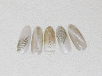 ティーエヌ 名古屋矢場町店/デザインネイル¥6980