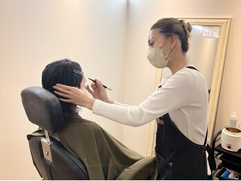 スパーブ(Superb)の写真/《デザイン力◎》アイブロウWAXで理想×似合わせeyeを当サロンで叶えます！ぜひご来店ください♪