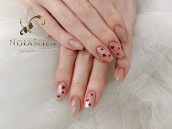ノーラスリエン(Nolaslien)/ハートキラキラネイル