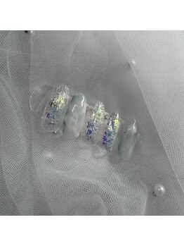 ホワイト(WHITE)/定額ネイル