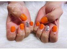 ハズグラスネイル(Haze Grass nail)/キラキラ