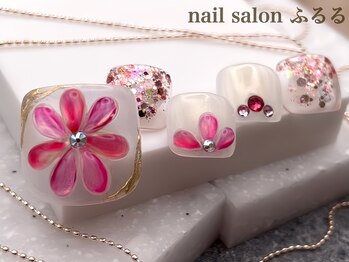 夏限定！サマーフットネイル#S