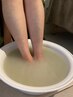 選べるオーダーメイドハーブ蒸し ！クレイフットバスプレゼント！