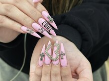 Eli Nails 新宿【エリネイルズ】《長さだし専門店/つけ放題/持ち込み/スカルプ》/ピンクネイル、ハート