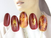 キャンアイドレッシー ヨコハマ元町店(Can I Dressy)/【人気ナンバー１】べっ甲ネイル