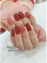 プライベート ネイルサロン マーマ(murmur)/赤ネイル