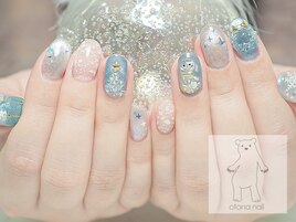 クリスマスマグネットネイル