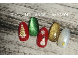 クリスマスネイル【赤　みどり】