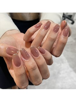 ミントリーフ バイ リート(Mint leaf by Reat)/くすみブラウンピンク