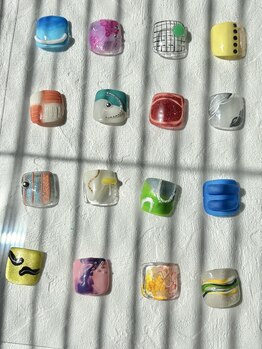 ネイルパーク ミツメ(Nail park_MITSUME)/FOOT親指アート♪