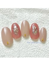 ネイルサロン クイル(QUILL)/８月ちょこっとアート（２）