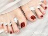 【フット】シンプルにワンカラー◎多色使いOK♪炭酸浴、甘皮ケア、爪周りケア