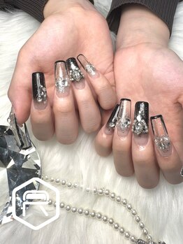 レディスペネイル ノウラ 名駅店(Redispe nail NouRa)/ブラックネイル