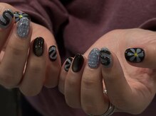 サトリネイルルーム(Satoril..nail room)/Blue Brown / お持ち込みdesign
