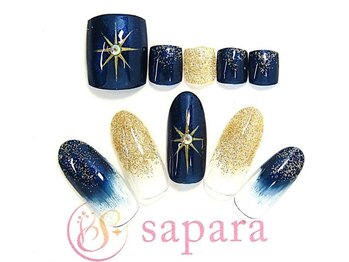 津田沼ネイルサロン サパラ(sapara)/ハンドフットセット定額¥11,499