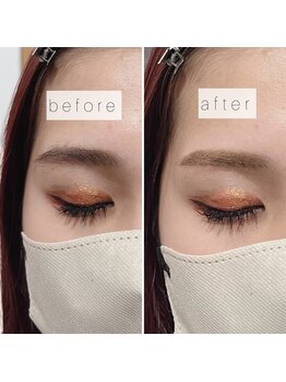 クレール アンド フリル アイビューティー イオン前店(CLAIR)/高知市【CLAIR】アイブロウ3