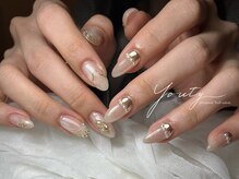 ユーティーネイル(Youty Nail)/シンプルベージュニュアンス