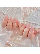 ポポ 渋谷(popo)/うるちゅるワンホンネイル