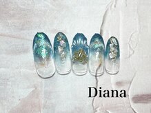 ディアナ ひたちなか高場店(DIANA)/定額ネイル　7,700円　A-115