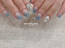 ユミ 池袋(Umi)/埋め尽くしブルーネイル