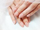 上品ピンクの美爪ネイル