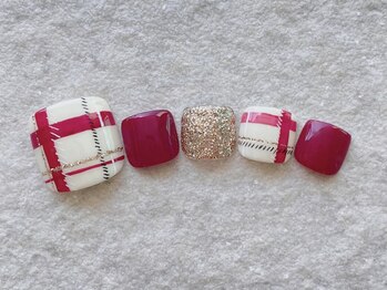 ラテネイル(Latte Nail)/check design