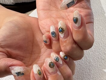 ペアリング(Pairing nail&eyelash)/8月select(Q)オリジナルカラー