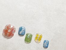 コム 草加マルイ店(com by neolive)/フット定額デザイン９０００円