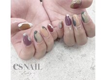 エスネイル 新宿西口店(es NAIL)/うねうねライン